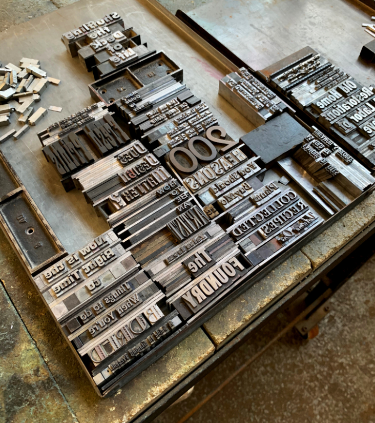 Letterpress leters and objects
