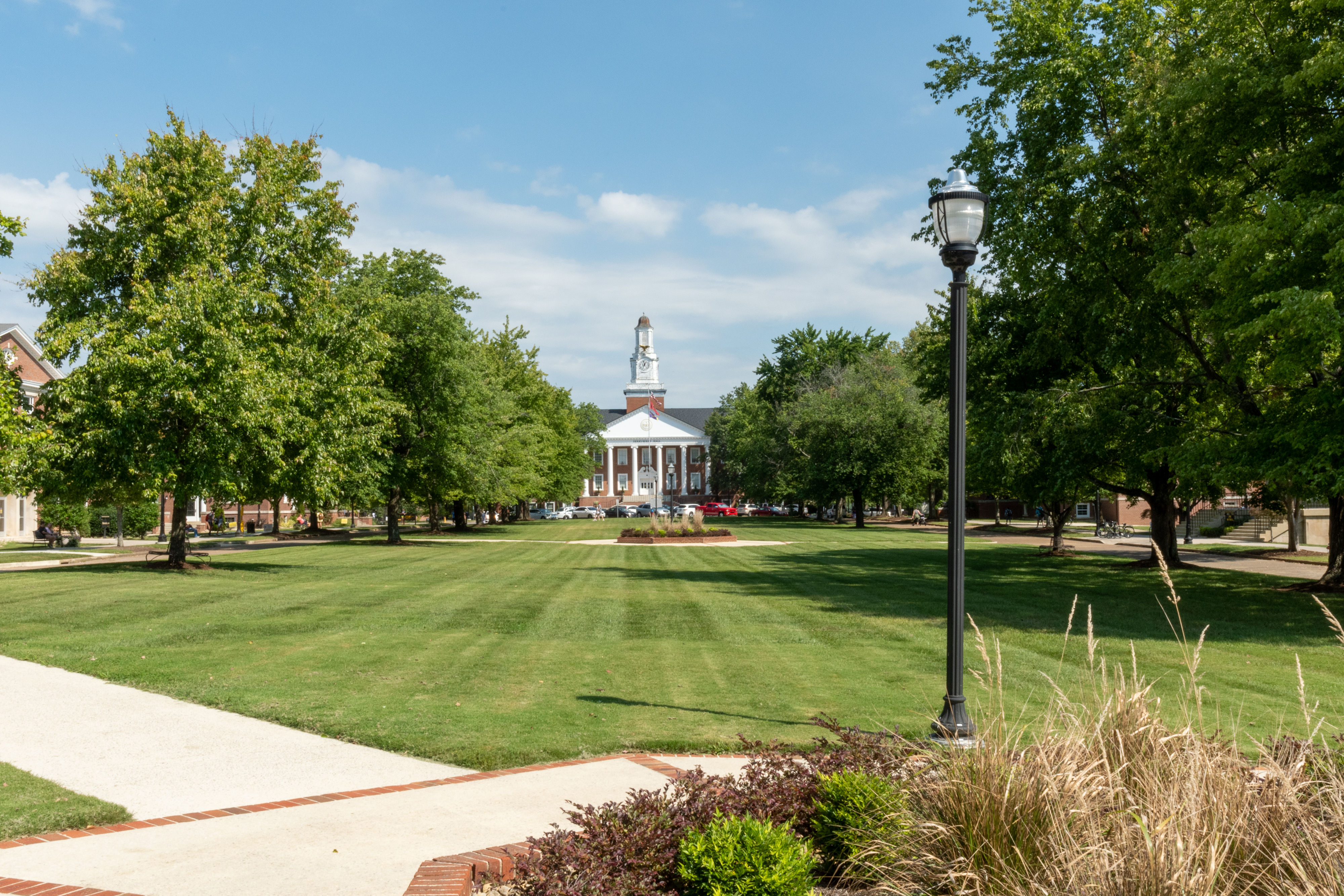 main quad at tech