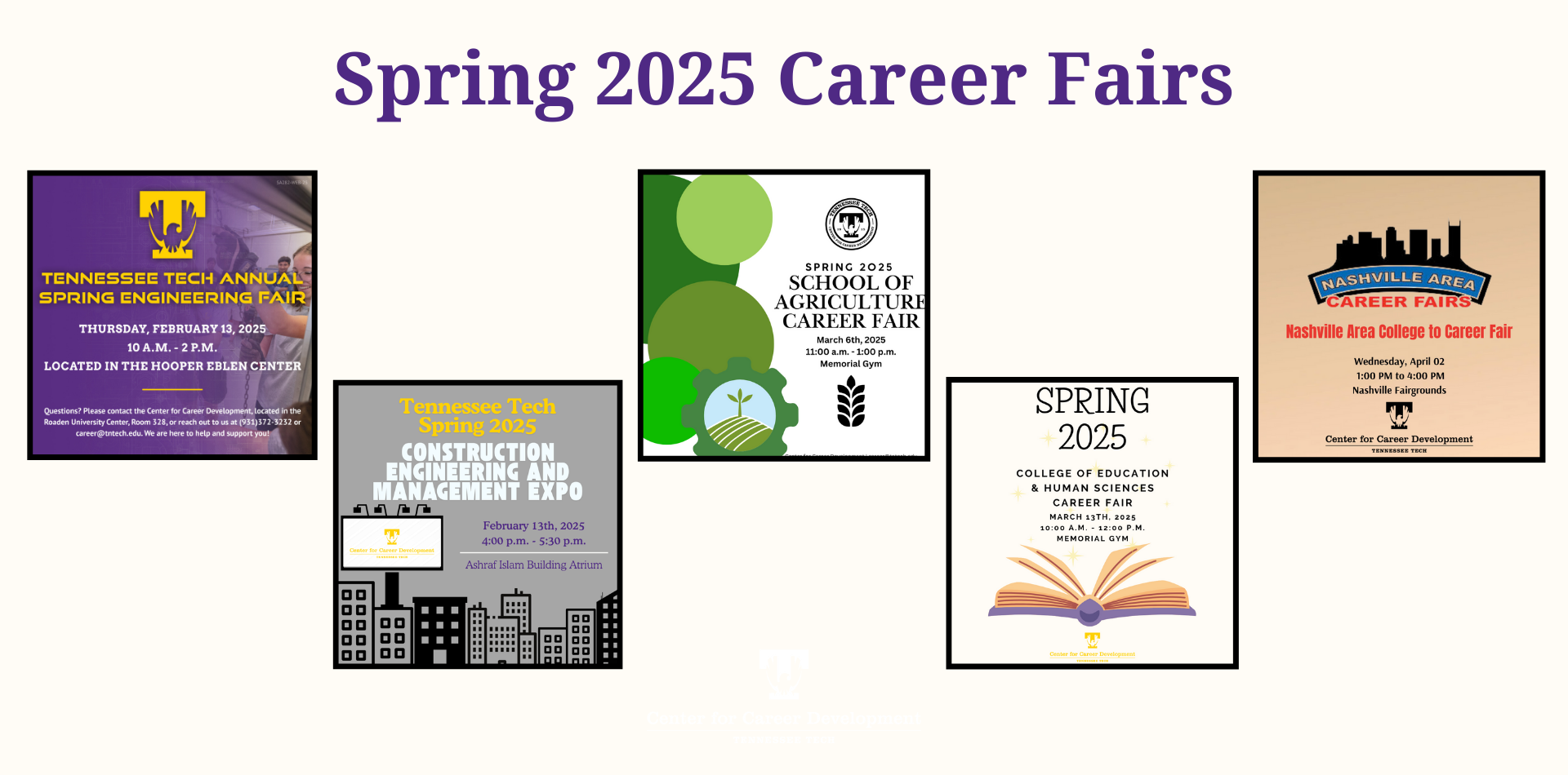 Spring 2025 Career Fairs 