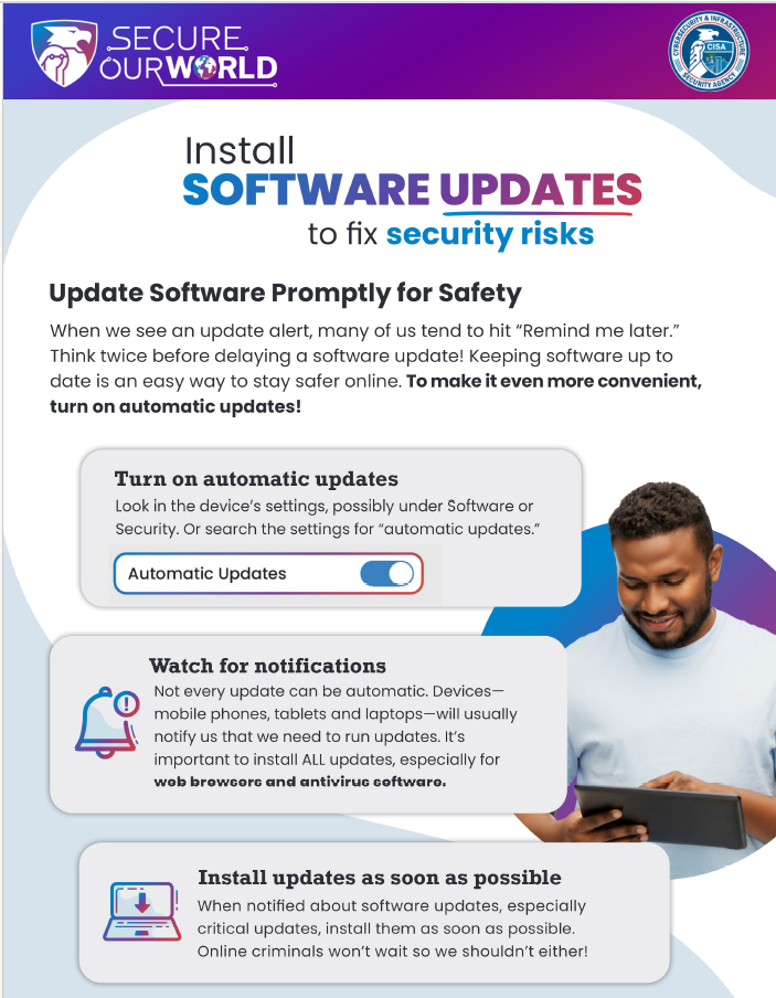 Software Update Flyer