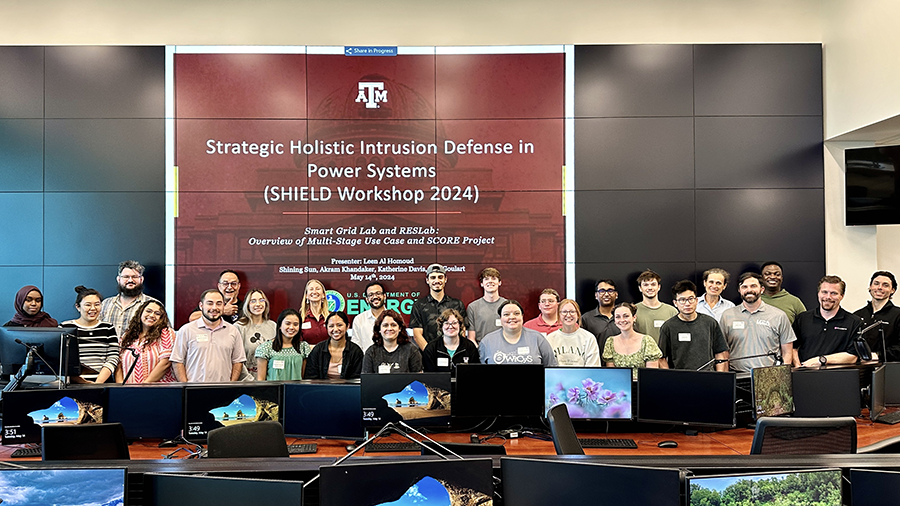 Tennessee Tech computer science students gather together at the 2024 SHIELD workshop