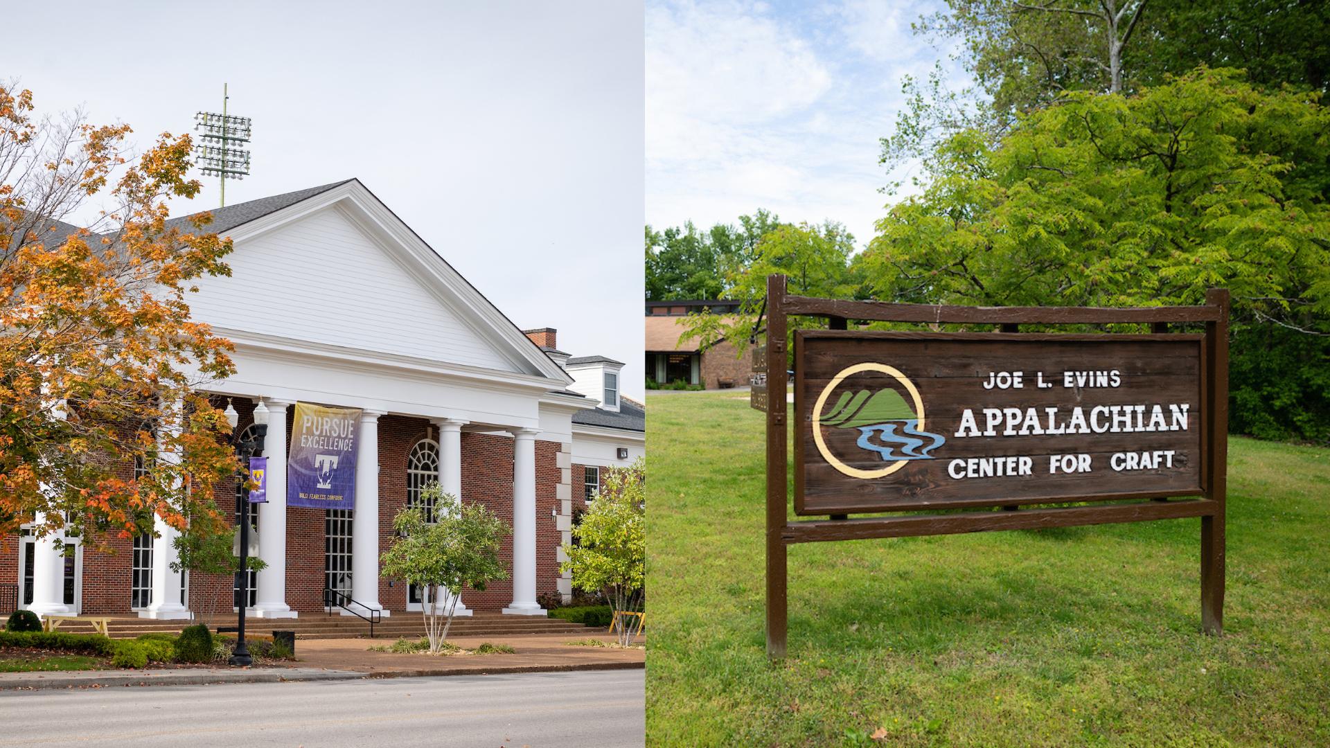 Tech’s Appalachian Center for Craft, Bryan Fine Arts Building to 