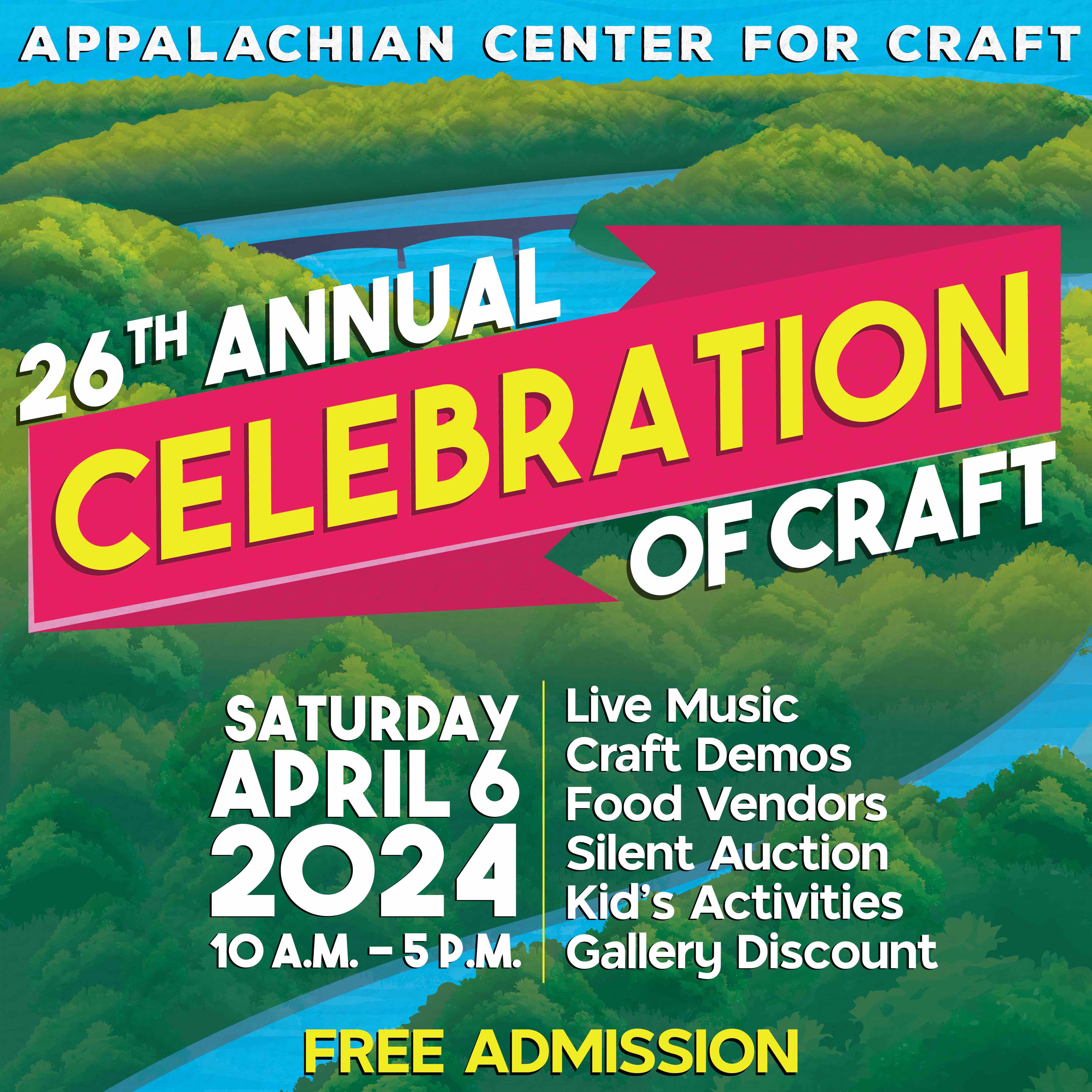Advertisement for the 2024 Celebration of Craft