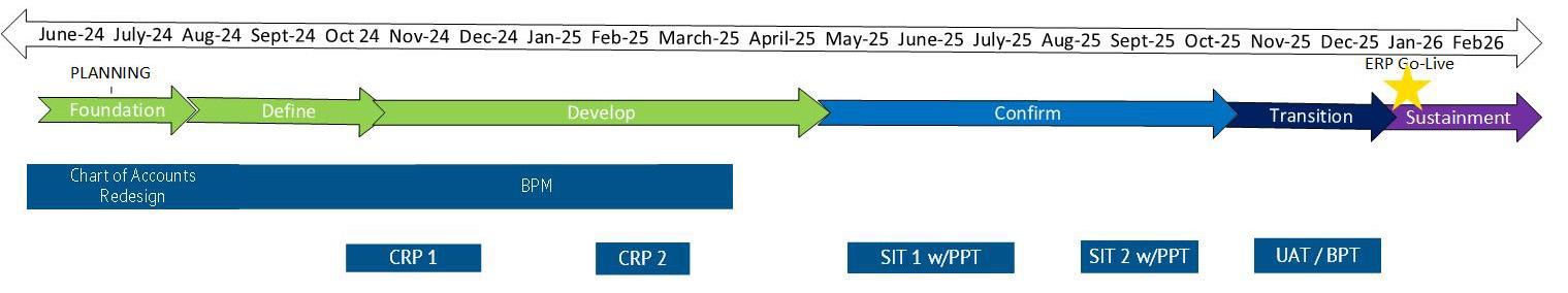 ERP Timeline Graphic